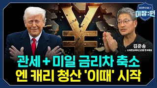 트럼프 관세와 금리차 축소가 만든 캐리 트레이드 시나리오 | 왜 원화만 약세일까? | 김준송 2부
