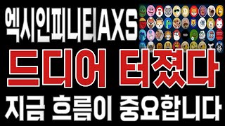 엑시인피니티AXS _ 코인전망 드디어 터진다. 1분전 긴급속보 이제부터 시작입니다. 엑시인피니티AXS #엑시인피니티AXS목표가