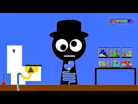 Black Eats Incredibox Sprunki in Algodoo