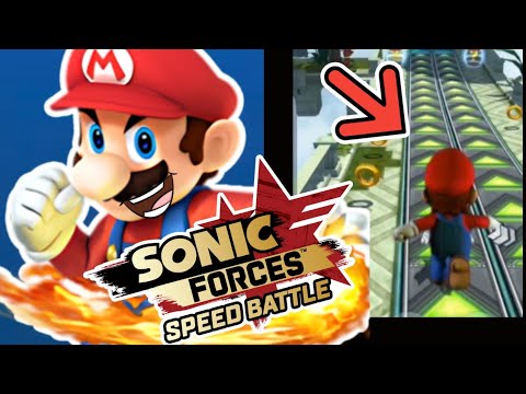 Mario joins SFSB [Sonic Forces Speed Battle]