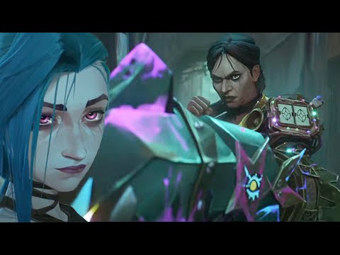 Jinx and Sevika VS Smeech Full Fight - Arcane Season 2
