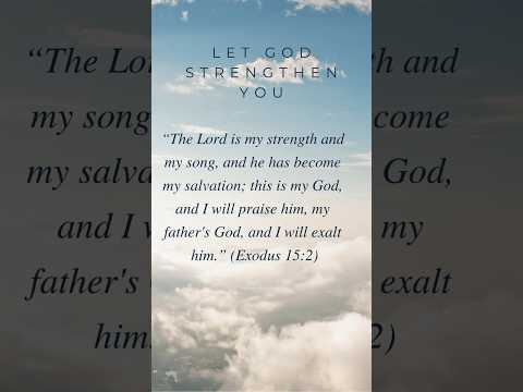 God is our STRENGTH 🔥#shorts #bible #motivation #jesus #instrumentalworship #soakingworship