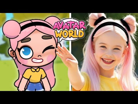 AVATAR WORLD CHARACTERS VS REAL LIFE 🩷