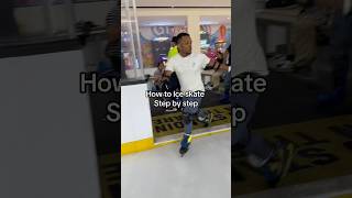 How to ice skate step by step. #fyp #iceskate #freestyleiceskating #iceskating  #howto #how