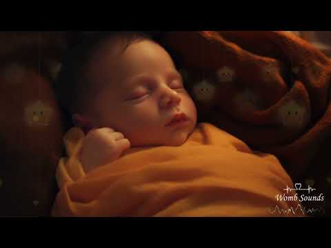 Soothing Womb Sounds & Heartbeat for Crying Babies 💤 Help Colicky Infant Sleep Peacefully