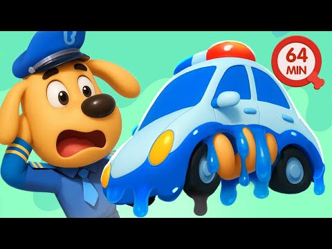 A Clay Toy Car? | Good Habits | Kids Cartoon | Safety Rules for Kids | Sheriff Labrador