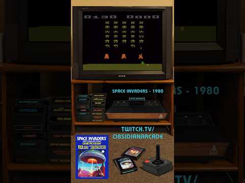 I’ll never forget the day I played Space Invaders on the Atari 2600! 👾#atari2600 #spaceinvaders