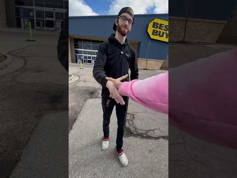 We Squashed Our Beef With Best Buy! #shortsfeed #viral #prank #walkietalkie