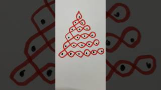 Simple & Festivals 🌟 Easy & Beautiful Rangoli Design for Beginners | Step-by-Step Kolam Tutorial