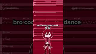 kawaii bro cooks apple dance #disco #dancemusic #kawaiiedm #flstudio #kawaiipop