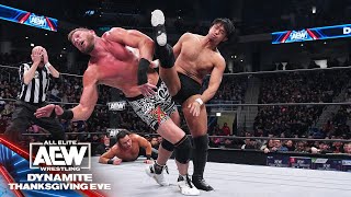 Three champs, Cassidy, Shibata, & Hook, take on Hager, Magic, & Ang! | 11/22/23, AEW Dynamite