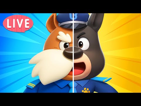 🔴LIVE | Police Teamwork Adventure | Cartoon | Safety Rules for Kids | Sheriff Labrador