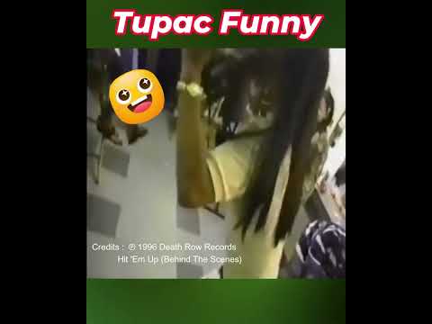 Tupac funny with  Hair wig