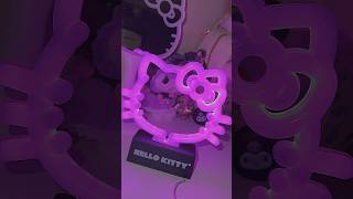 hello kitty neon light ♡︎ #aesthetic #asmr #cute #kawaii #sanrio #unboxing #miniso