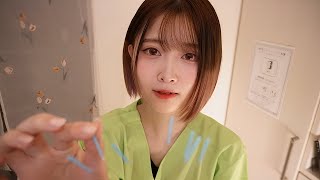 [ASMR] Headache and itching treatment roleplay 🤕🏥 [Acupuncture treatment 🪡 | Scratching the itchy...