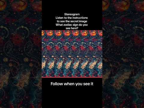 What do you see 👀? #3deffects #3dvideo #stereogram #opticalillusion
