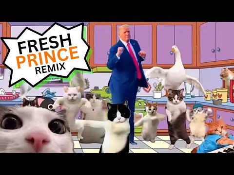 Eat The Cat (Fresh Prince Remix) (Donald Trump) (Eating The Dogs) Funniest Animal (Try Not to Laugh)