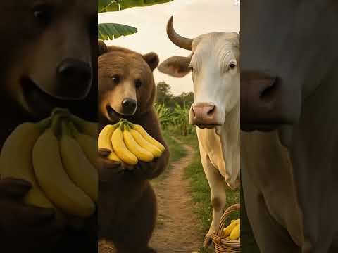 "Cinematic Animal Realism: Cows and Bears in Surreal Farming Worlds"