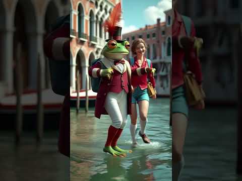 Who did the frog lOVE at the carnival in Venice 2025?