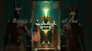 Osiris: The God Who Died and Rose Again #astroharmony #history #mythologyshorts #youtubeshorts