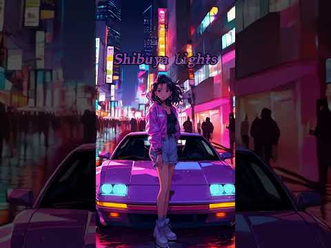 Shibuya Lights short #music #chillbeats #synthwaveandchill