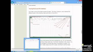 An Introduction to Microsoft Excel 2013 Tutorial