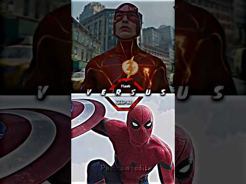 Flash vs Spider man#dc #marvel #battle