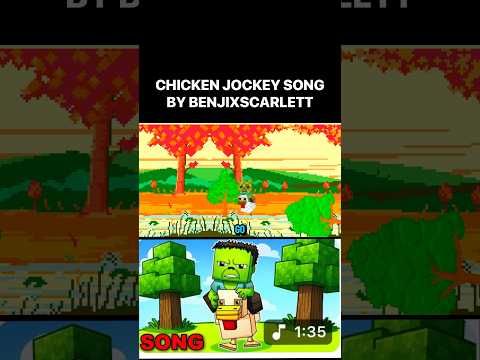 Chicken Jockey Song 🎶 (Minecraft Movie Song)