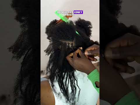 Detailed tutorial on my page! #minikinkytwist #protectivestyles #kinkyhair