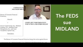 Midland Funding:  SUED for debt collection violations!
