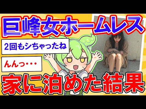 Man: "Are you a homeless woman?" [2ch] [Zundamon] [Slow commentary]