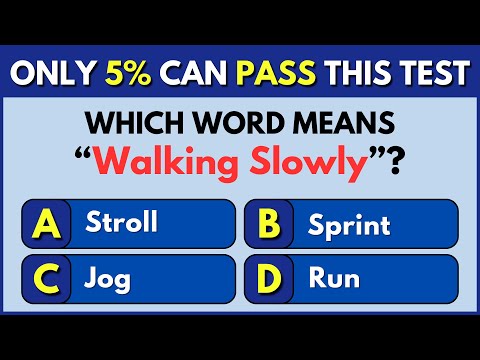 Only 5% Can Pass This Test | Vocabulary Challenge #8