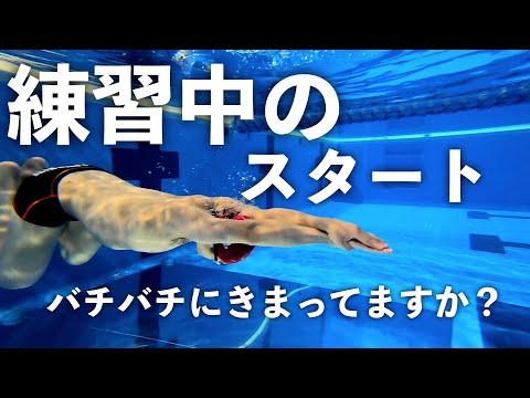 練習中のスタート〜クロール平泳ぎバタフライ編〜