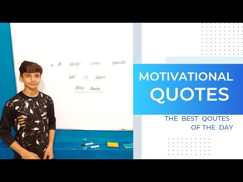 Motivational Quote | Quotes of the Day | Work Motivation Quotes | Best Quotes |  Nelson Mandela
