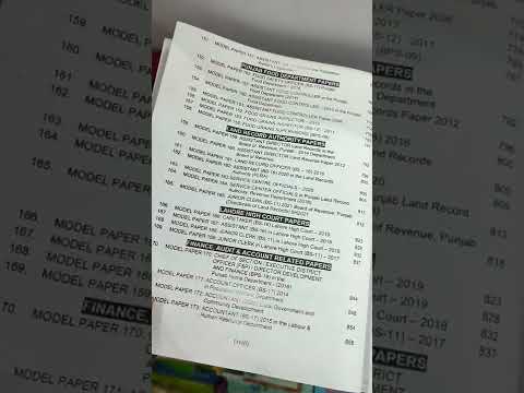 PPSC Model Papers MCQs by Imtiaz Shahid 88th Edition | PPSC Past Papers