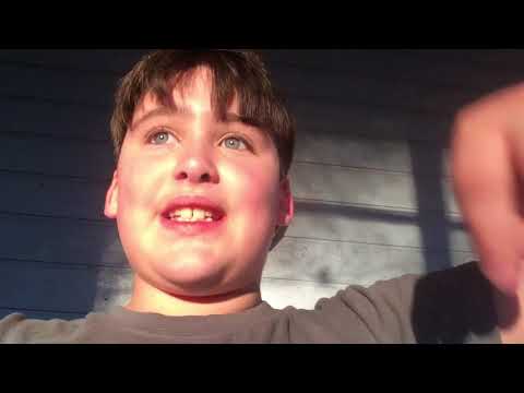 Trampoline with little brother (gone wrong)