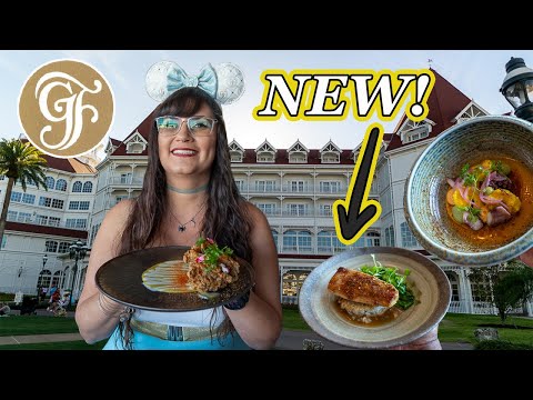 Disney's Grand Floridian NEW MENU UPDATE 🍊 Disney World Citricos food review 2025
