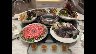 【新莊典華】濤濤海鮮蒸氣鍋｜波士頓龍蝦、沙公沙母、活石斑，豐富活海鮮一次滿足