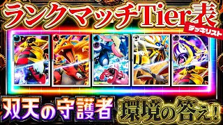 【ポケポケ】最強デッキTier表「双天の守護者」最新完全版！デッキレシピも合わせて徹底解説！これでみんなもランクマ1位！【ポケカアプリ】