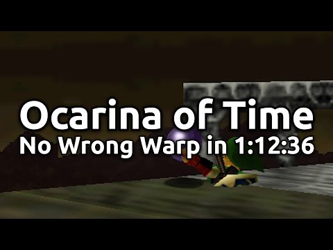 Ocarina of Time - No Wrong Warp No SRM in 1:12:36