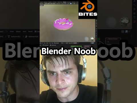 Blender Noob Artist Vs Pro Artist Random Materials. 🔥🌈