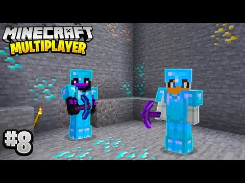 LUCKY MINING TRIP in Minecraft Multiplayer Survival! (Episode 8)