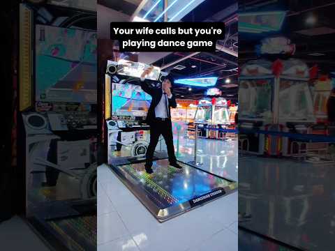 Your wife calls but you're at the arcade #dancerush_stardom #meme #salarymandrs #shuffle #valentine