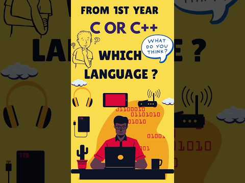 C vs C++ Language in First year of College #college #c++ language