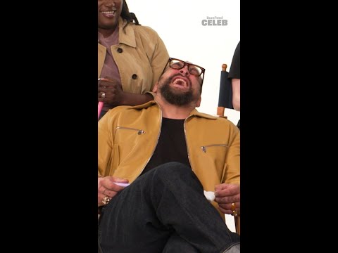 If you close your eyes, you can't tell the difference...😂 #MinecraftMovie #JackBlack #JasonMomoa