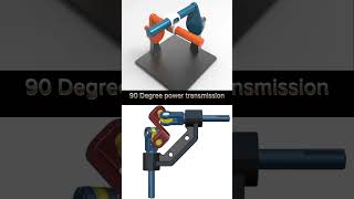 Mechanical power transmission||90 degree power transmission#shorts #3d #solidworks #cad #engineering