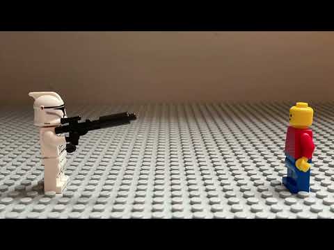 Clone shoots lego man