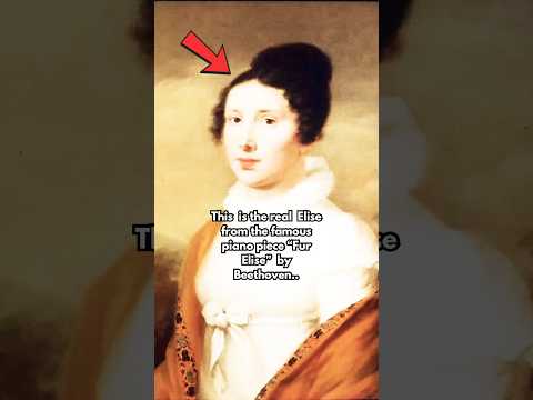 This is the real elise from the piano piece “Fur Elise” #history #shorts #fürelise #beethoven