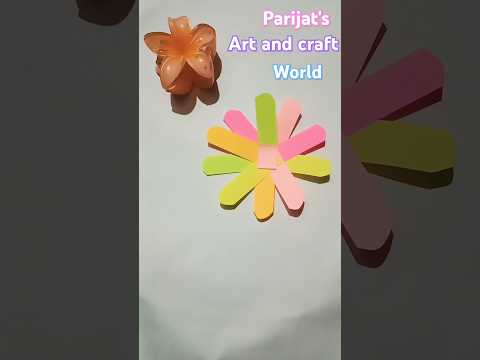 Making Of Sticky Note Flower