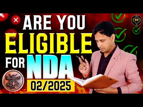 Are You Eligible for NDA 2 2025? | NDA Eligibility Criteria Explained By Mukesh Sir |NDA 2 2025 #nda